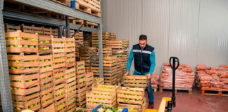 SE SOLICITAN OPERARIOS/AS DE PRODUCCIÓN (CON O SIN EXPERIENCIA), EMPRESA AGROALIMENTARIA. FRANJA SALARIAL DE 1400 € – 1600 € AL MES Operarios de Producción en España Empresa Agroalimentaria almacen de frutas y verduras warehouse Produktionsmitarbeiter Operatori della produzione