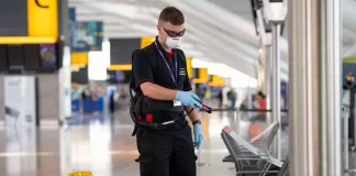 SE SOLICITA PERSONAL DE LIMPIEZA PARA AEROPUERTO (NO ES NECESARIA EXPERIENCIA PREVIA), TURNO DE MAÑANA. 4 DÍAS DE TRABAJO, BUEN PAGO Personal de Limpieza Aeropuerto de Barajas Empleo en Madrid Empleo sin expriencia en España Barajas Airport Cleaning Staff Employment in Madrid Employment without experience in Spain