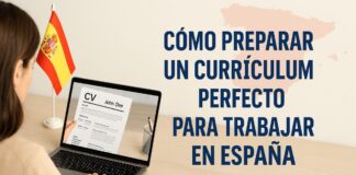 Cómo Preparar un Currículum Perfecto para Trabajar en España (Incluye Plantilla Gratis) Currículum para España CV europeo plantilla gratis CV CV for Spain free European CV template Formato Europeo European Format
